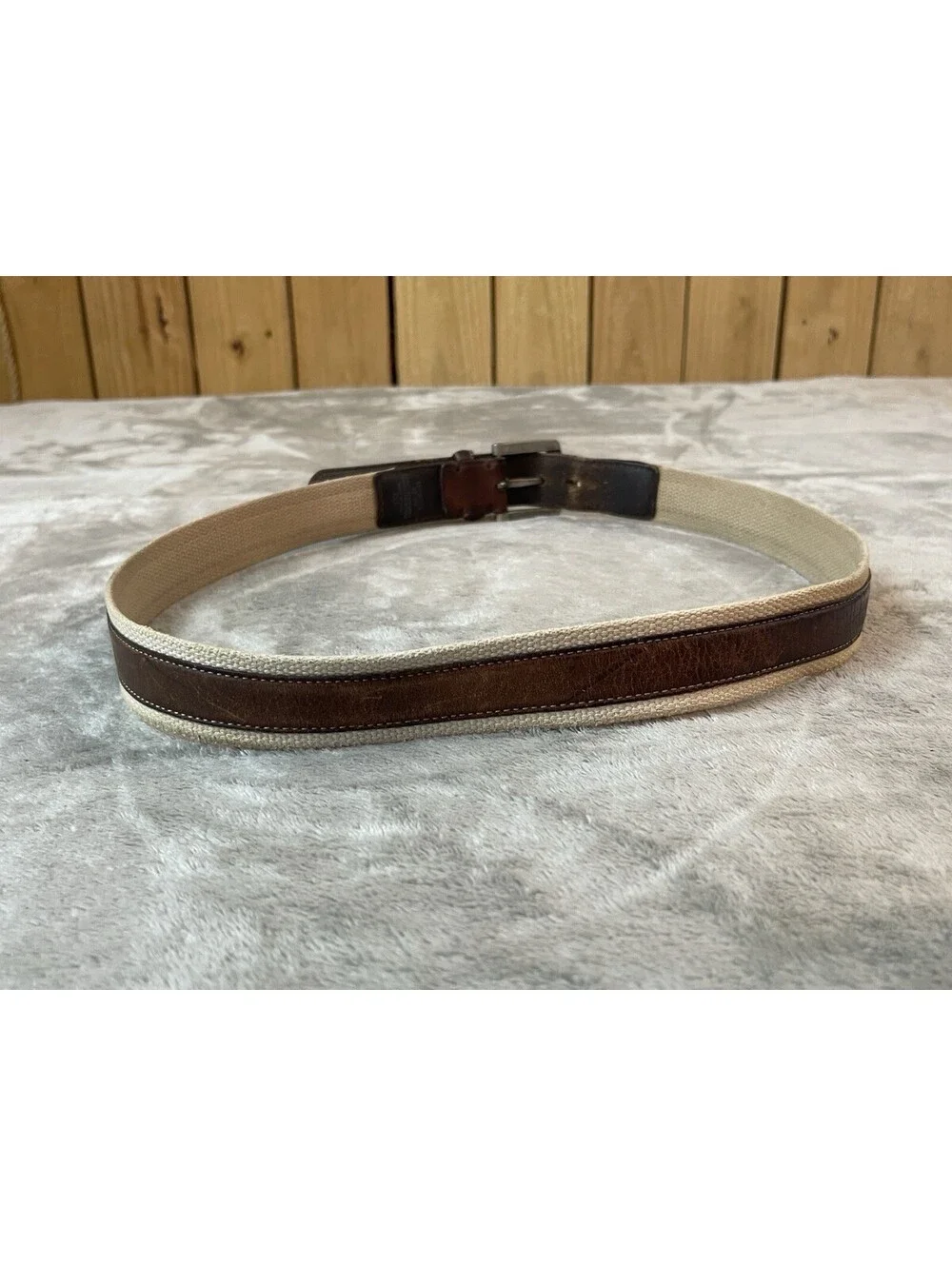 Columbia Belt Men’s Everyday Casual Comfort Leather Fabric 36/90 Brown Neutral